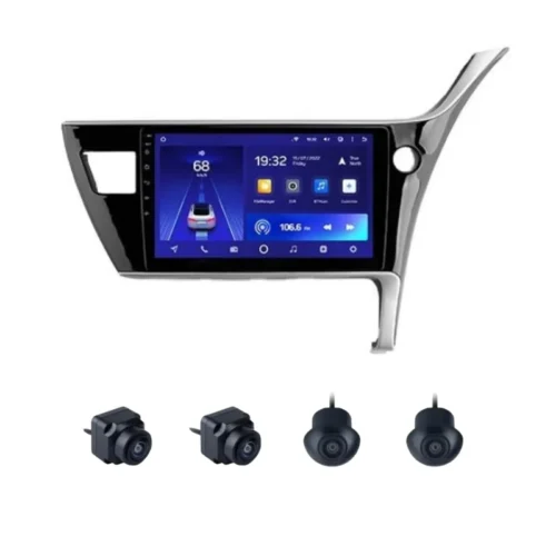 Toyota Corolla Altis 9 Inch Android Car Stereo With 360 Bird View Camera (2017)