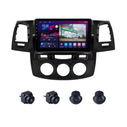 Toyota Fortuner 9 Inch Android Car Stereo With 360 Bird View Camera (2008-2014)