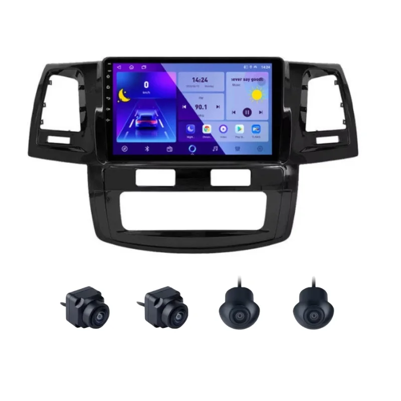 Toyota Fortuner 9 Inch Android Car Stereo With 360 Bird View Camera (2015-2021)
