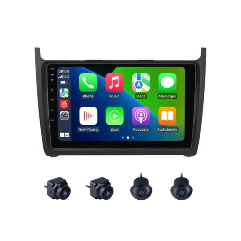 Volkswagen Polo 9 Inch Android Car Stereo With 360 Bird View Camera