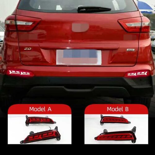 Hyundai Creta Reflector LED Light For Rear Bumper With Matrix (2015-2017)
