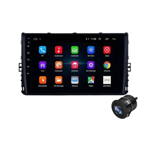 Volkswagen Taigun 9 Inch Android Stereo TS7 Quad Core | 2GB RAM 32GB ROM | AHD Camera | With Frame