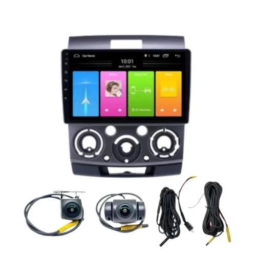 Ford Endeavour (2008-2014) 9 Inch Android Car Stereo 4GB/64GB With Front & Rear Camera DVR | Wireless Apple CarPlay | Android Auto | DSP | With Frame
