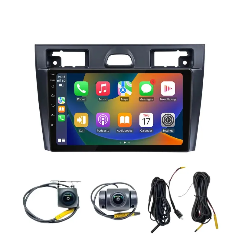 Ford-Fiesta-2008-2011-9-Inch-Android-Car-Stereo-4GB64GB-With-Front-Rear-Camera-DVR