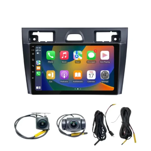 Ford Figo (2008-2015) 9 Inch Android Car Stereo 4GB/64GB With Front & Rear Camera DVR | Wireless Apple CarPlay | Android Auto | DSP | With Frame