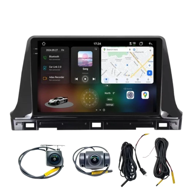 KIA-Seltos-2023-9-Inch-Android-Car-Stereo-4GB64GB-With-Front-Rear-Camera-DVR.