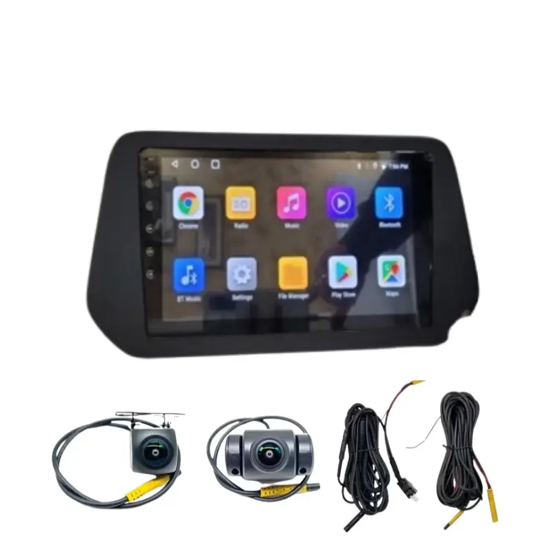 Toyota-Hyryder-2022-9-Inch-Android-Car-Stereo-4GB64GB-With-Front-Rear-Camera-DVR