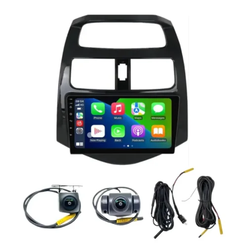 Chevrolet Beat 9 Inch Android Car Stereo 4GB/64GB With Front & Rear Camera DVR | Wireless Apple CarPlay | Android Auto | DSP | With Frame