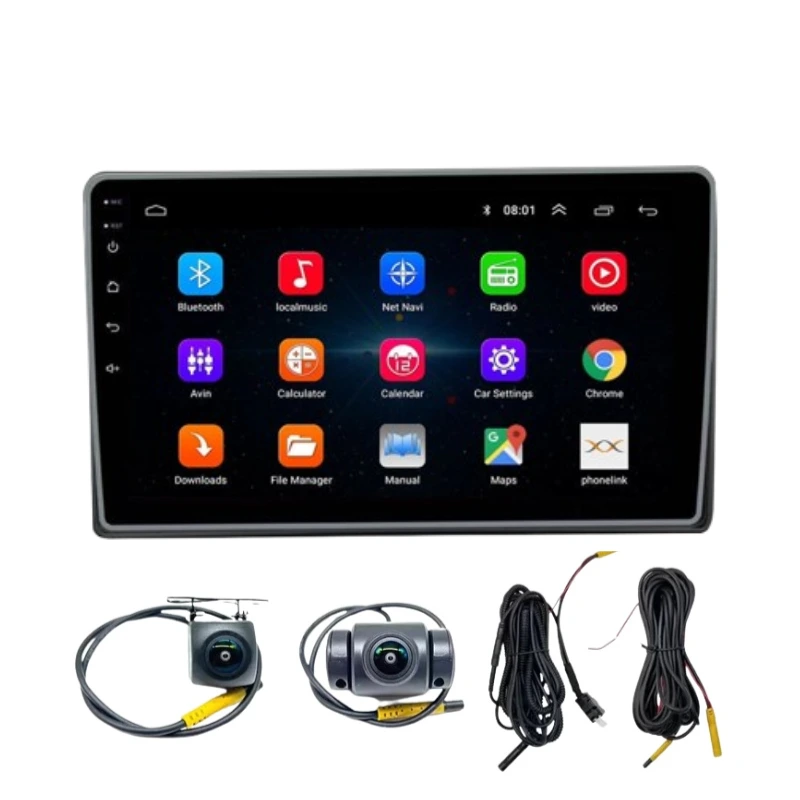 Mahindra-THAR-2014-2019-9-Inch-Android-Car-Stereo-4GB64GB-With-Front-Rear-Camera-DVR.
