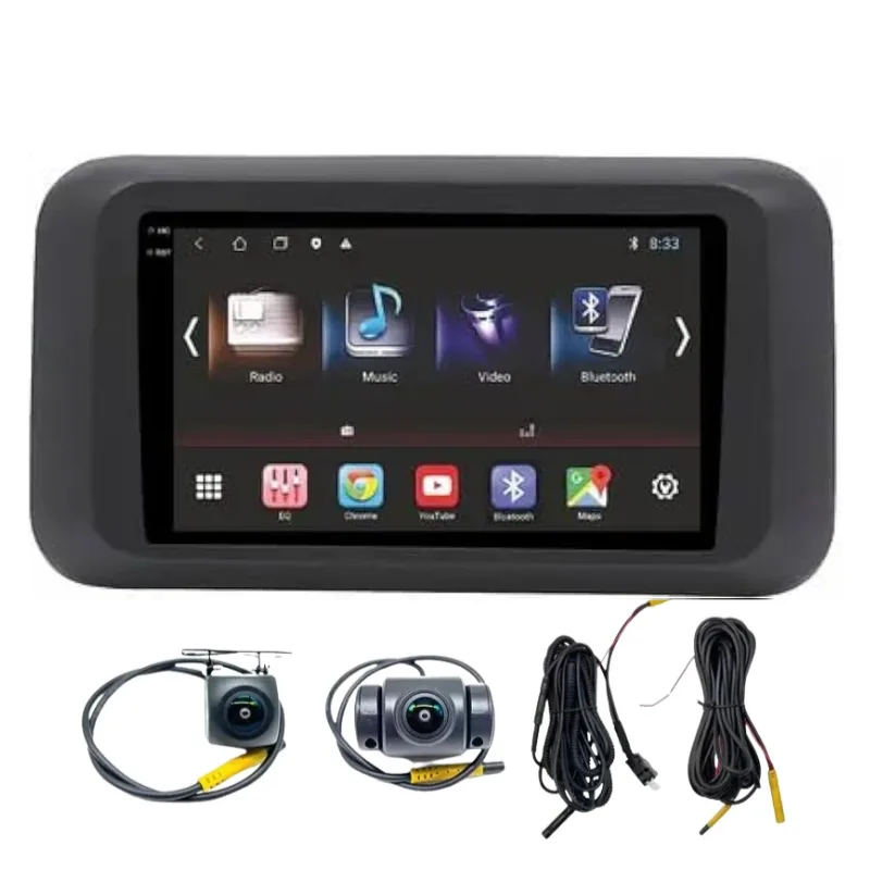 Mahindra-THAR-2020-9-Inch-Android-Car-Stereo-4GB64GB-With-Front-Rear-Camera-DVR