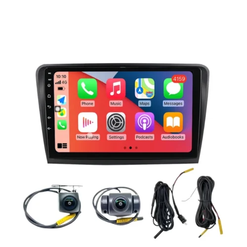 Skoda Superb (2008-2015) 9 Inch Android Car Stereo 4GB/64GB With Front & Rear Camera DVR | Wireless Apple CarPlay | Android Auto | DSP | With Frame