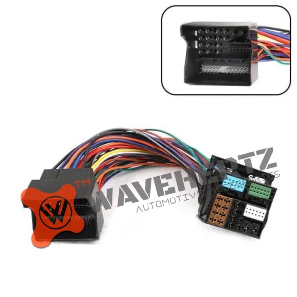 52 Pin Quadlock Male Female Connector Wiring Harness For OEM Stereo