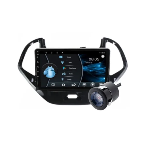 Ford Figo Aspire 9 Inch Android Car Stereo | TS9 | 4GB RAM | 32GB ROM | Wireless Apple CarPlay | Android Auto | DSP | IPS Screen | Wi-Fi | Quad Core CPU | Bluetooth | GPS Navigation Support | AHD Reverse Camera