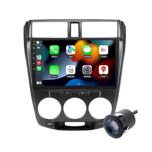 Honda City I-VTEC (2009-2013) 9 Inch Android Car Stereo | TS9 | 4GB RAM | 32GB ROM | Wireless Apple CarPlay | Android Auto | DSP | IPS Screen | Wi-Fi | Quad Core CPU | Bluetooth | GPS Navigation Support | AHD Reverse Camera