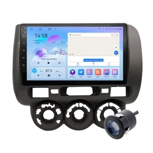 Honda City ZX (2004-2008) 9 Inch Android Car Stereo | TS9 | 4GB RAM | 32GB ROM | Wireless Apple CarPlay | Android Auto | DSP | IPS Screen | Wi-Fi | Quad Core CPU | Bluetooth | GPS Navigation Support | AHD Reverse Camera