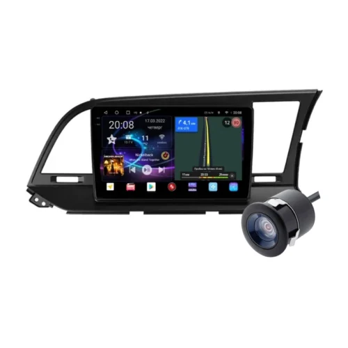 Hyundai Elantra (2017+) 9 Inch Android Car Stereo | TS9 | 4GB RAM | 32GB ROM | Wireless Apple CarPlay | Android Auto | DSP | IPS Screen | Wi-Fi | Quad Core CPU | Bluetooth | GPS Navigation Support | AHD Reverse Camera