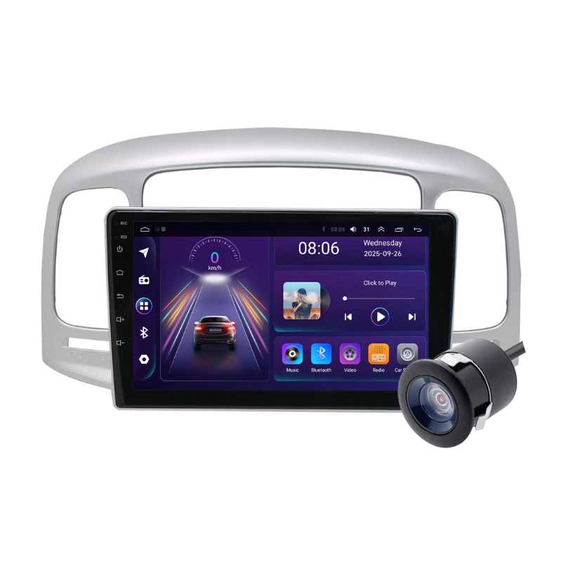Hyundai Verna 2006-2011 TS9 4GB 32GB Android Stereo With Wireless Apple CarPlay Android Auto