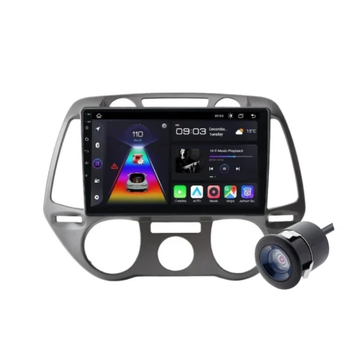 Hyundai i-20 (2008-2011) 9 Inch Android Car Stereo | TS9 | 4GB RAM | 32GB ROM | Wireless Apple CarPlay | Android Auto | DSP | IPS Screen | Wi-Fi | Quad Core CPU | Bluetooth | GPS Navigation Support | AHD Reverse Camera