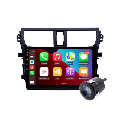 Maruti Suzuki Celerio (2012-2020) 9 Inch Android Car Stereo | TS9 | 4GB RAM | 32GB ROM | Wireless Apple CarPlay | Android Auto | DSP | IPS Screen | Wi-Fi | Quad Core CPU | Bluetooth | GPS Navigation Support | AHD Reverse Camera