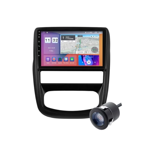 Renault Duster (2010-2014) 9 Inch Android Car Stereo | TS9 | 4GB RAM | 32GB ROM | Wireless Apple CarPlay | Android Auto | DSP | IPS Screen | Wi-Fi | Quad Core CPU | Bluetooth | GPS Navigation Support | AHD Reverse Camera