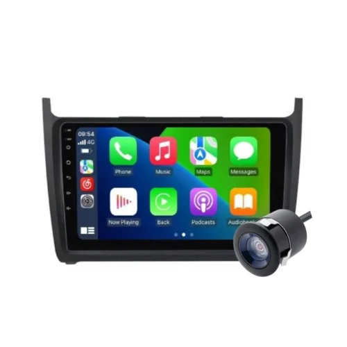 Volkswagen Vento 9 Inch Android Car Stereo | TS9 | 4GB RAM | 32GB ROM | Wireless Apple CarPlay | Android Auto | DSP | IPS Screen | Wi-Fi | Quad Core CPU | Bluetooth | GPS Navigation Support | AHD Reverse Camera