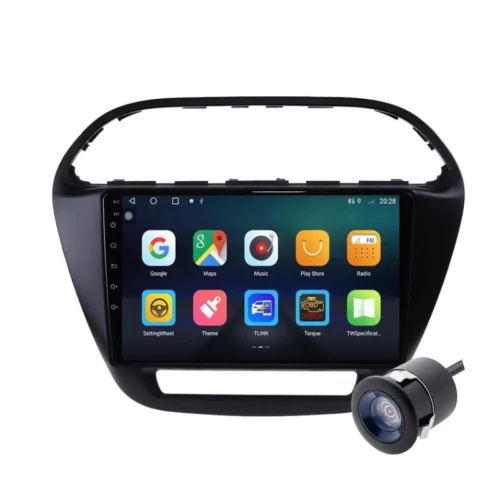 Tata Tiago 9 Inch Android Car Stereo | TS9 | 4GB RAM | 32GB ROM | Wireless Apple CarPlay | Android Auto | DSP | IPS Screen | Wi-Fi | Quad Core CPU | Bluetooth | GPS Navigation Support | AHD Reverse Camera