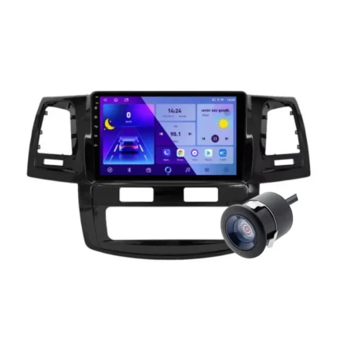 Toyota Fortuner (2015-2021) 9 Inch Android Car Stereo | TS9 | 4GB RAM | 32GB ROM | Wireless Apple CarPlay | Android Auto | DSP | IPS Screen | Wi-Fi | Quad Core CPU | Bluetooth | GPS Navigation Support | AHD Reverse Camera