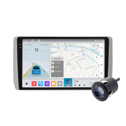 Toyota Urban Cruiser 9 Inch Android Car Stereo | TS9 | 4GB RAM | 32GB ROM | Wireless Apple CarPlay | Android Auto | DSP | IPS Screen | Wi-Fi | Quad Core CPU | Bluetooth | GPS Navigation Support | AHD Reverse Camera