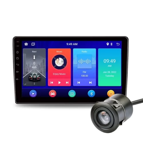 Volkswagen Virtus 9 Inch Android Car Stereo | TS9 | 4GB RAM | 32GB ROM | Wireless Apple CarPlay | Android Auto | DSP | IPS Screen | Wi-Fi | Quad Core CPU | Bluetooth | GPS Navigation Support | AHD Reverse Camera