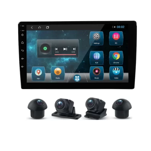 Volkswagen VIRTUS 9 Inch Android Car Stereo With 360 Bird View Camera