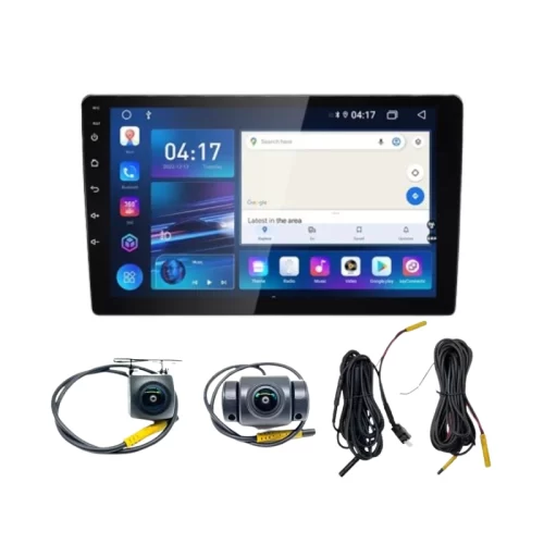 Hyundai Santafe (2006-2010) 9 Inch Android Car Stereo 2GB/32GB With Front & Rear Camera DVR | Wireless Apple CarPlay | Android Auto | DSP | With Frame