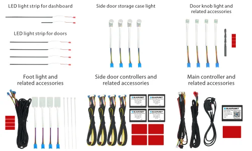 Blaupunkt M18 Ambient Light | Blaupunkt CABIN LED LIGHT M18 Car Ambient Light – Dream Version