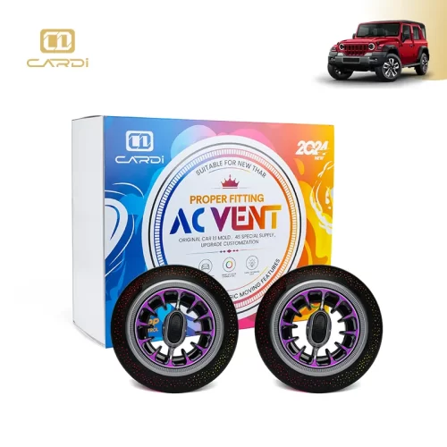 Mahindra THAR CARDI K4 Plus LED AC Vent Ambient Light Kit | 8-in-1 Atmosphere Lamp K4 Plus with App Control