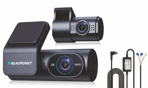 Blaupunkt Dashcamera DC 5050 Wifi | Dual Camera 2K Front + Full HD Rear Dash Cam with Wi-Fi | G-Sensor & Parking Mode