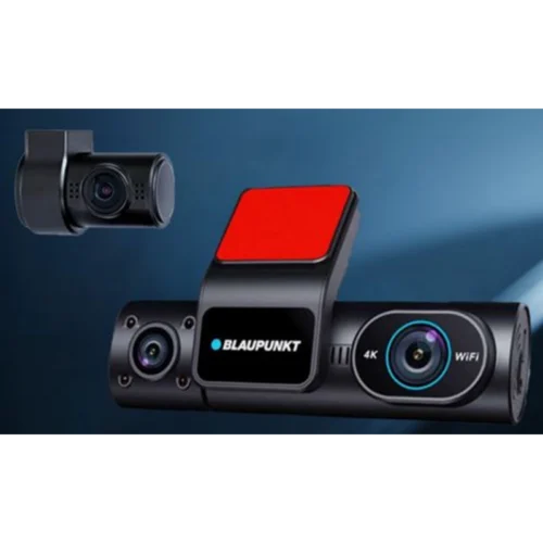 Blaupunkt BP DC 7080 Dash Camera | 4K Ultra HD Front + Dual 1080p | Triple Channel WIFI & GPS Dashcam | Sony Starvis Sensor