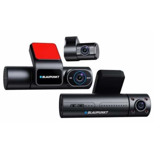 Blaupunkt BP DC 7080 Dash Camera | 4K Ultra HD Front + Dual 1080p | Triple Channel WIFI & GPS Dashcam | Sony Starvis Sensor