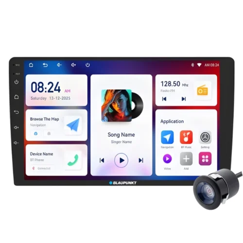 Blaupunkt Kingston 1100 9 Inch Android Car Stereo | 2GB RAM | 32GB ROM | Wireless Apple CarPlay & Android Auto | AHD Camera Support | IPS Touchscreen | Bluetooth | GPS Navigation | DSP | OEM Fit