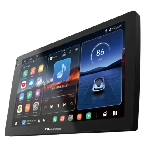 Nakamichi NAM5360 Pro 9″ Android Multimedia Receiver | 4GB RAM 64GB Storage | HD IPS Touchscreen | Wireless Apple CarPlay & Android Auto | AHD Camera Support