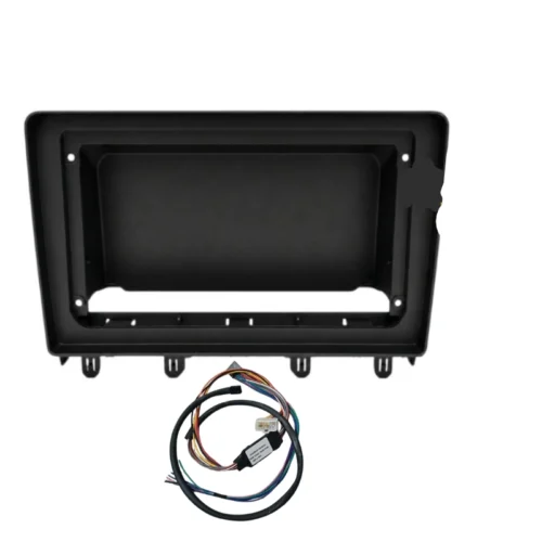 Tata Tiago (2026+) Pure 9-inch Stereo Frame With (LONG WIRE) Harness | Steering Control, Center & Front Speaker Support | Android Stereo Upgrade Frame